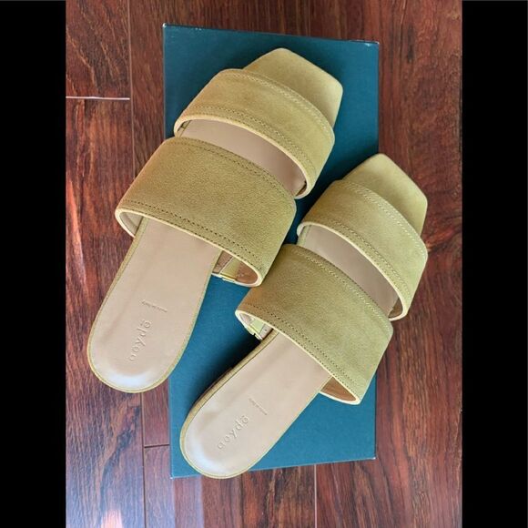 Aeyde mattea all leather slide slip-on sandal size 6, new - Picture 3 of 11